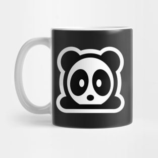 Bambu Brand Logo Panda Black White Bamboo Forest Grass Mug